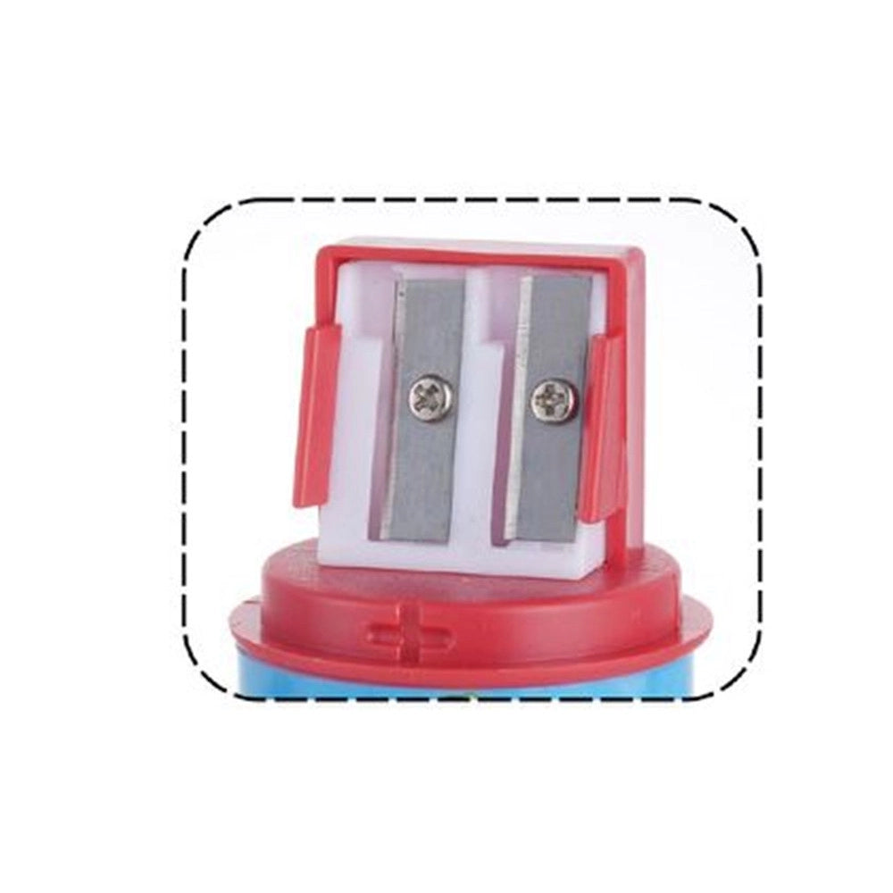 Trade Shop - Temperamatite Rotondo A 2 Fori Avengers Con Serbatoio Per Scuola Casa Bambini 961167 -