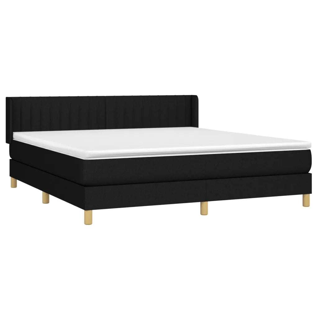 Giroletto a Molle con Materasso Nero 180x200 cm in Tessutocod mxl 98414