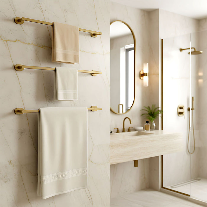 Portasciugamano Da Bagno Til 101 Brush Gold