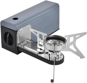 Campingkachel Opvougbile 3800W con Bruciatore a Butano Portatile per Campeggio, Roadtrips e Situazioni di Emergenza con Tasca di Ripiegamento.