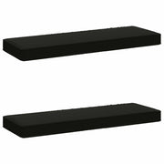 Cuscini per Panchina a 2 Pezzi VUGHT 2 pcs 100% Poliestere Nero 950387