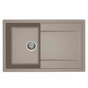 Lavello Elleci Incasso 1 vasca 79x50 Life 300 Granitek Grigio Tortora LG230043