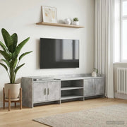 Mobile TV 168 x 33 x 47 cm Grigio Cemento Legno ingegnerizzato 8011182