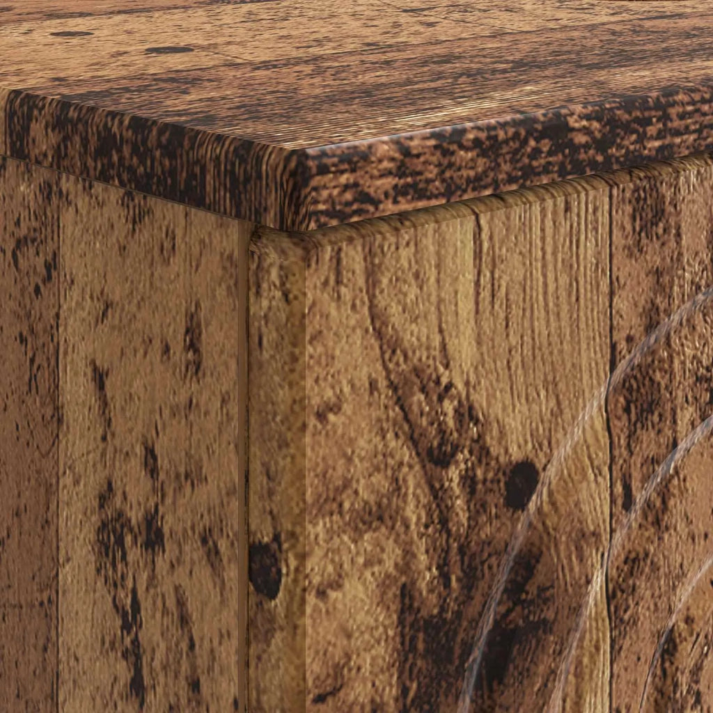 Armadio per Lavabo da Bagno ALKMAAR Legno antico 896143