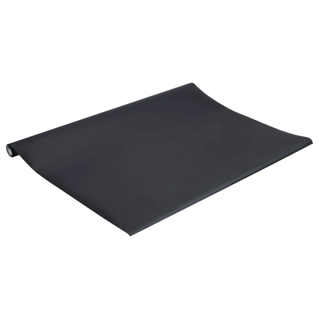 Adesivi per Mobili Autoadesivi Nero Opaco 90x500 cm in PVC CFW9013893