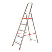 Scala Scaletto in Alluminio 5 gradini con Paraspigoli jumbo Made in Italy