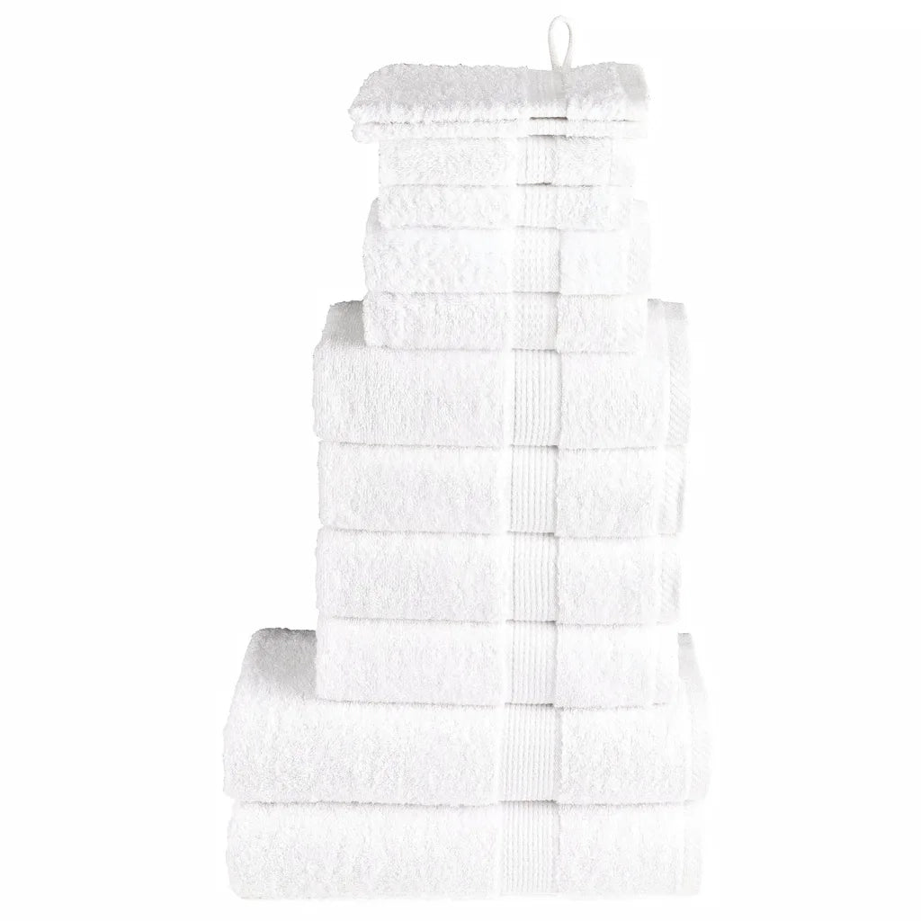 Set ASciugamani SOLUND 12 pz Bianchi 600 gsm