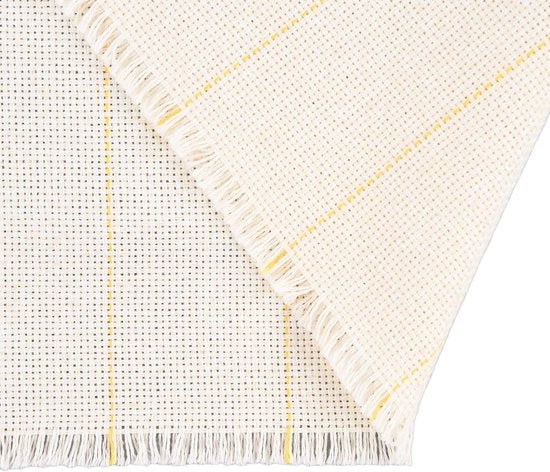 Tessitura a Tuft 100 x 150 cm - Resistente allo Scavo - Adatto per Pistole a Tuft - Lino/Cotone - Flessibile - Duraturo - Tessuto a Tuft
