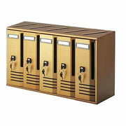 Cassetta Postale 5 posti Bronzo