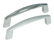 MANIGLIE PER MOBILI FISSE MOD.UN17-18 IN ZAMA- - interfori mm.96 cromo lucido - 5 pezzi METALSTYLE