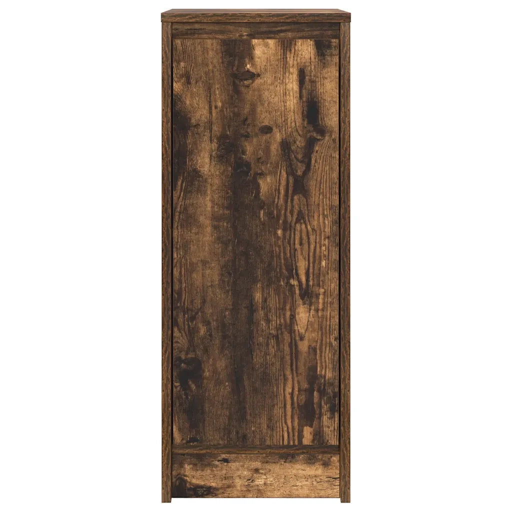 Credenza Rovere Fumo 29,5x34x76 cm in Legno Multistrato 861611