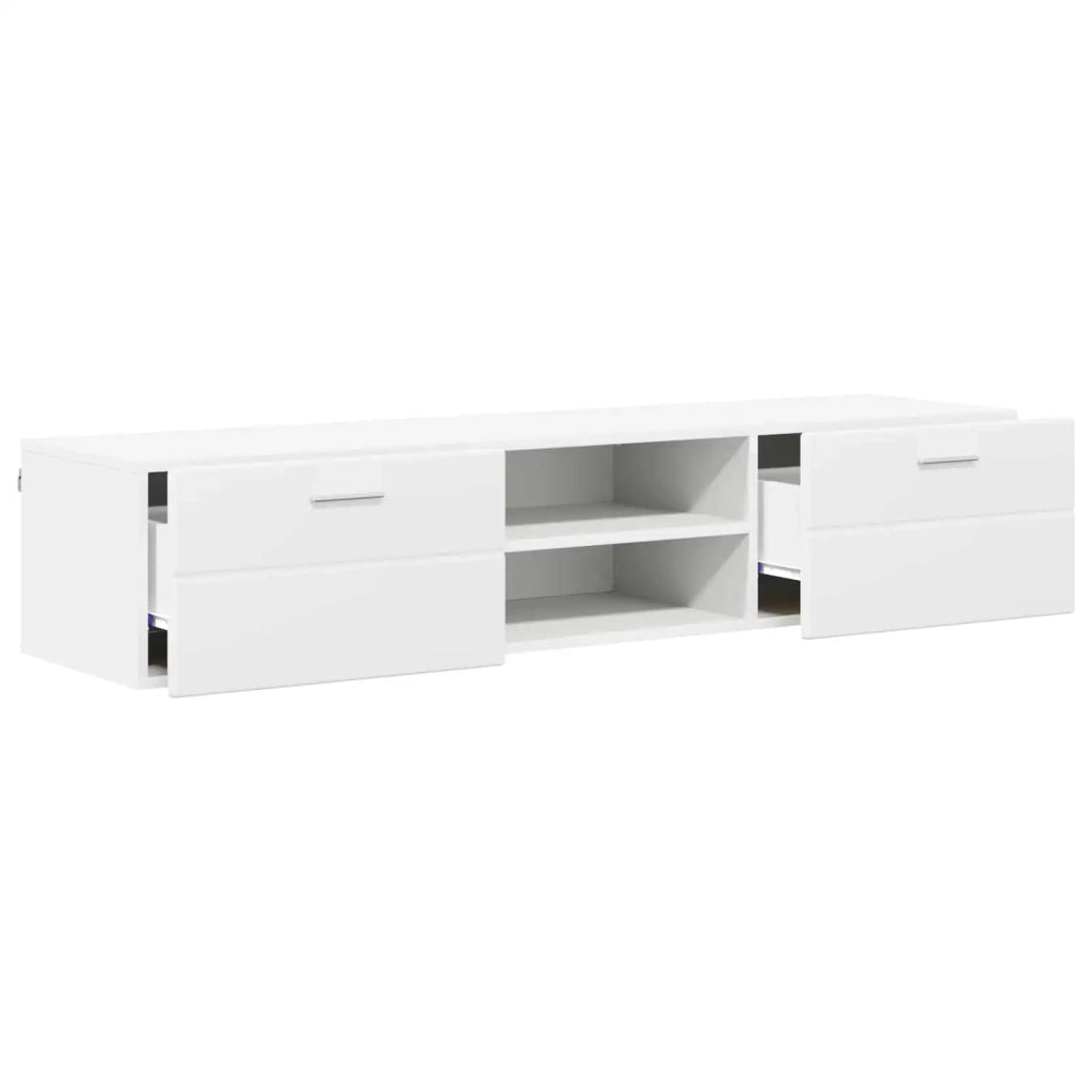 Armadio in Legno Bianco 150 x 39 x 30 cm Legno multistrato