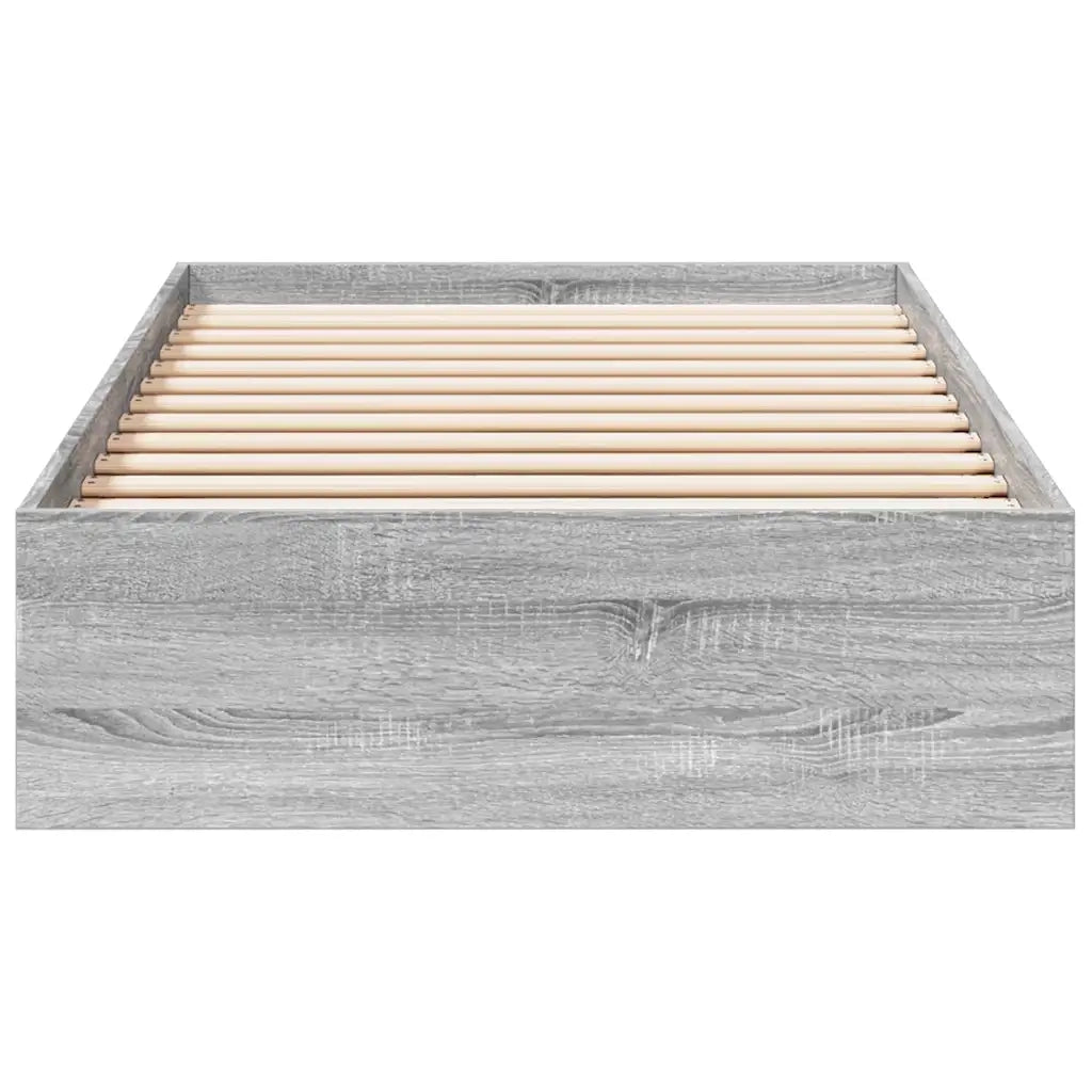 Giroletto Cassetti Grigio Sonoma 90x190 cm Legno Multistrato 3280711