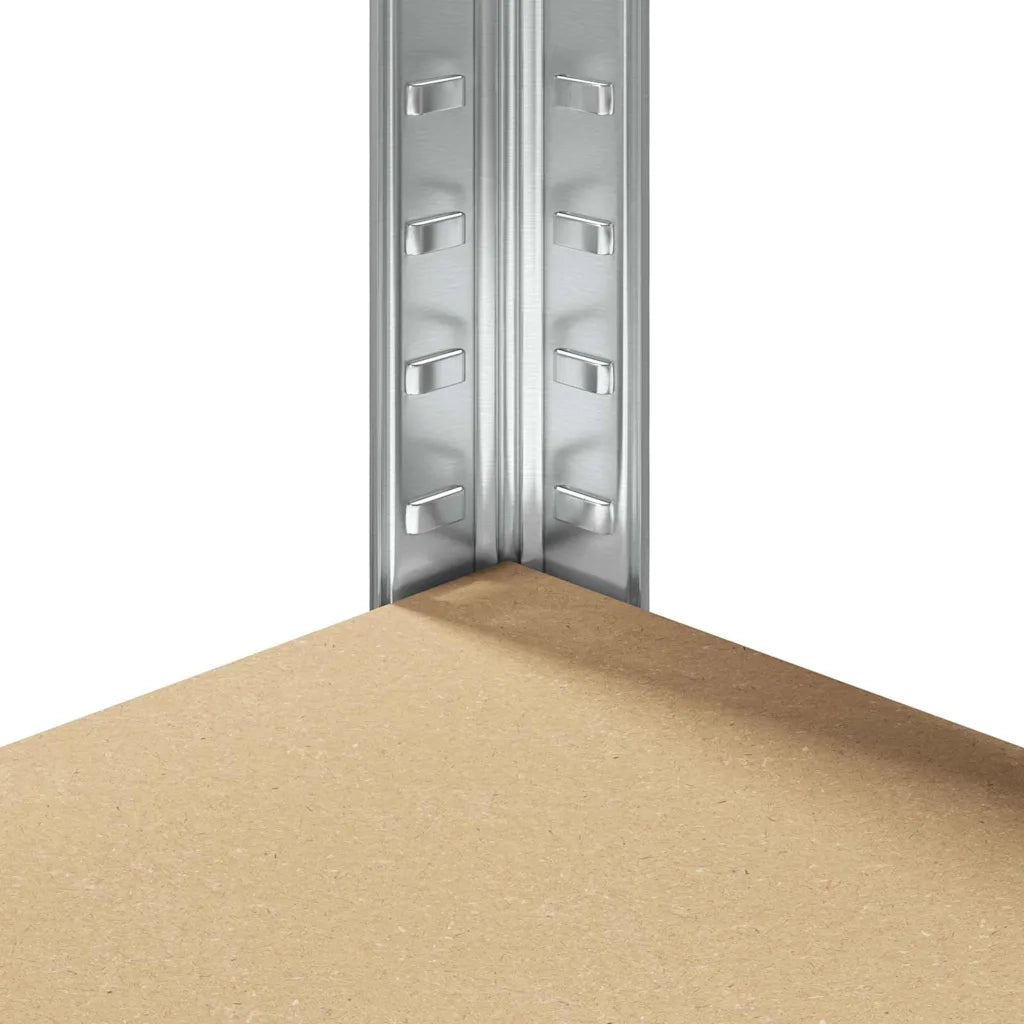 Mensola angolare Argento 90 x 90 x 198 cm Legno multistrato CFW7751382