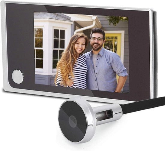 Visore LCD Digitale con Obiettivo - 3,5 pollici - 120 gradi - Lente di Visore Camera