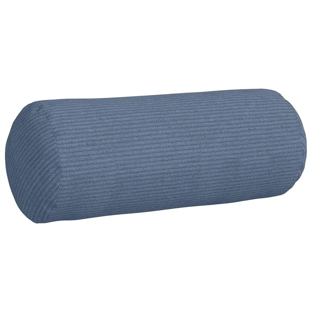 Cuscini a rullo 2 pcs Blu Ø 15 x 40 cm Tessuto in Cords