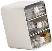 Organizzatore per ufficio e camera da letto in plastica - 3 cassetti - Cassetto da scrivania - Ufficio/Camera da letto - Casa - Organizzatore cosmetico