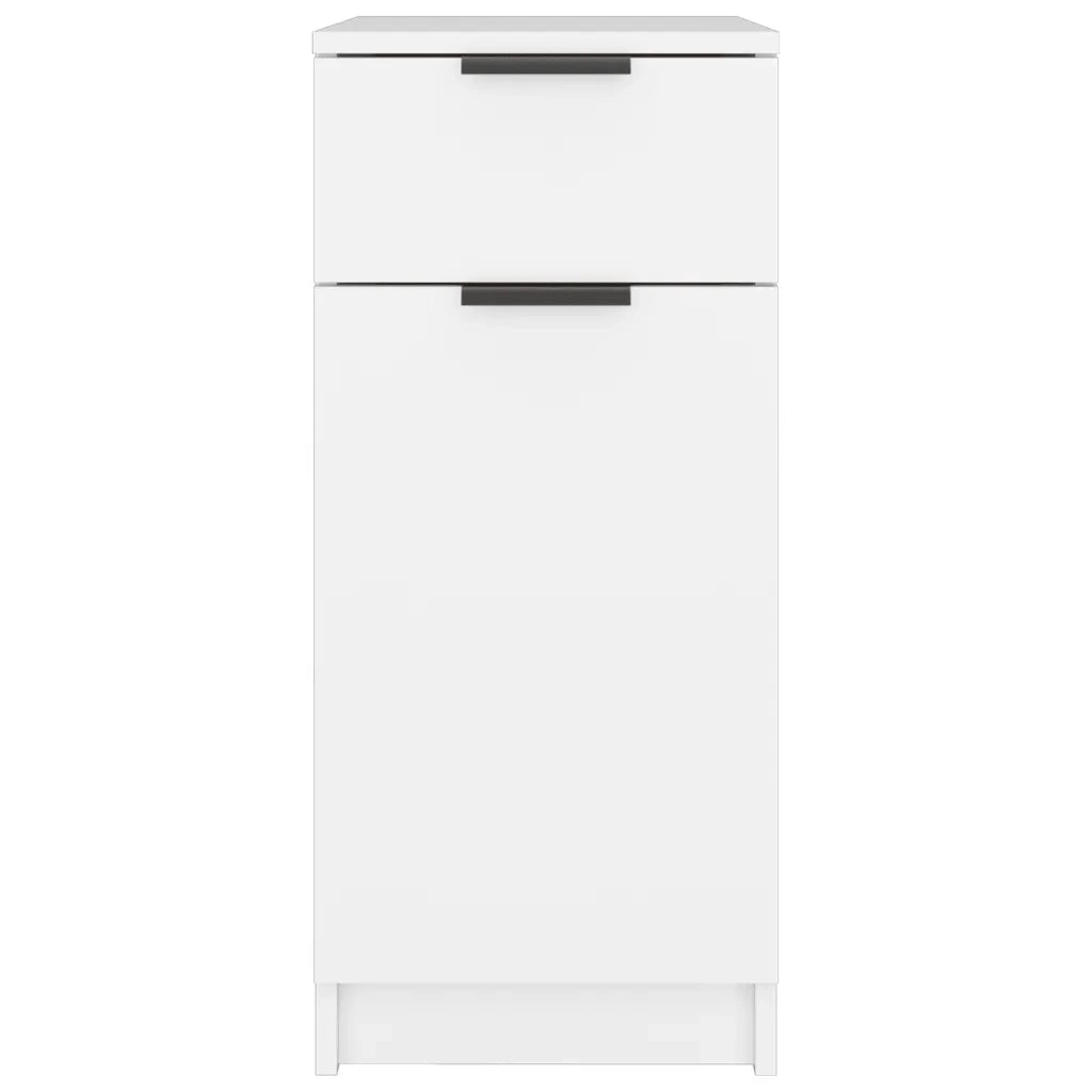 Armadietto da Scrivania Bianco 33,5x50x75 cm Legno Multistrato cod mxl 43475