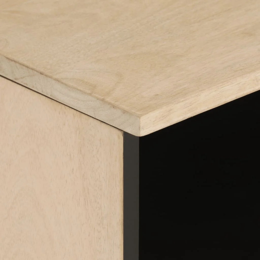 Mobile TV multimediale mensola TV credenza TV sala da pranzo soggiorno camera da letto 70 x 33 x 46 cm legno massello di mango marrone 02_0026181