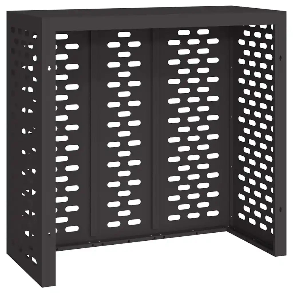 Copertura per condizionatore d'aria Nero 110 x 50 x 105 cm 865911
