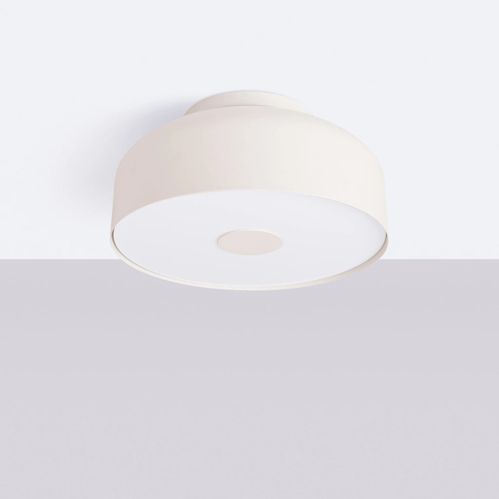 Lampada da soffitto OMIQ Crimson 4x15W E27 LED Beige Moderna Rotonda 30x30x15cm
