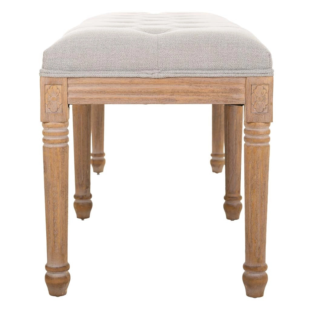 Panchina in legno marrone 122x41x48
