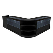 Set Banconi Nero Eclipse LED 2 x C1500 LM60 TB60 con Serrature e Vetrina