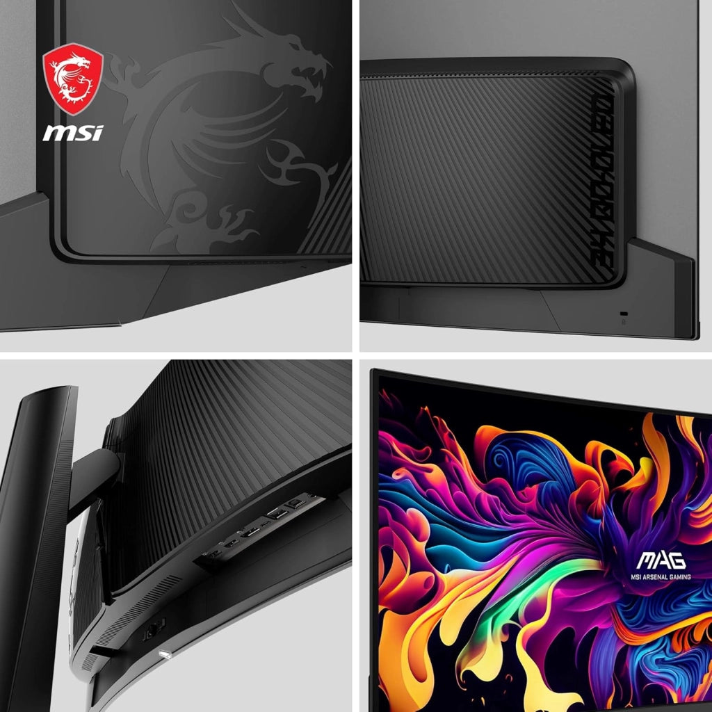 MAG 341CQP QD-OLED Monitor Gaming Curvo UWQHD 34", Quantum Dot OLED (3440x1440), 175Hz / 0.03ms, 99% DCI-P3, ΔE≤2, DisplayHDR True Black 400, KVM, DP 1.4a, HDMI 2.1, USB Type-C