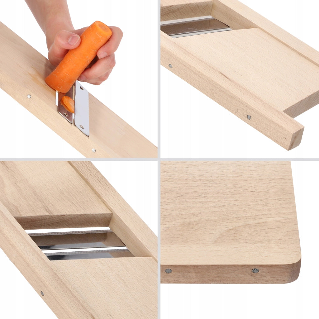 Grattugia manuale in legno KADAX per cavolo, verdure e cetrioli, 35 cm