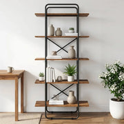 Libreria 5 livelli 80 x 35 x 175,5 cm PB Legno di quercia 8007808