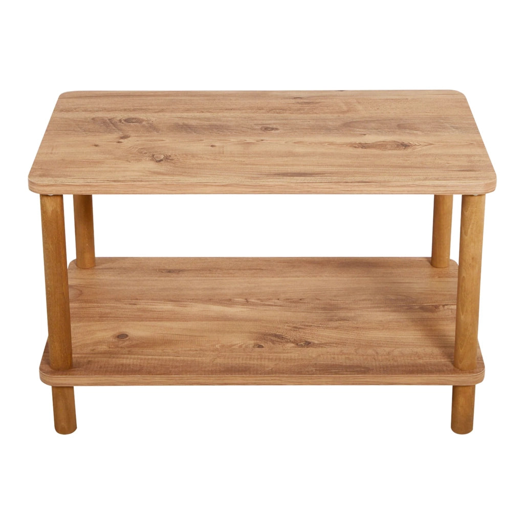 Tavolino rettangolare 43 x 70 x 44 cm effetto legno 03_0008490