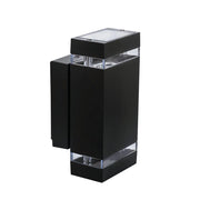 Applique esterna Kanlux ZEW 22440 GU10 IP44 nera su/giù