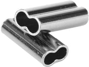 Hulzen a doppia canna 100 pezzi - connettori tubi in rame - guida di trazione - hulzen con vite - resistente alla corrosione