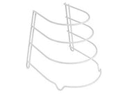 PORTA TEGAMI A 4 POSTI SIERRA- - cm.23x27x23 - 2 pezzi METALTEX