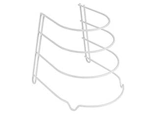 PORTA TEGAMI A 4 POSTI SIERRA- - cm.23x27x23 - 2 pezzi METALTEX