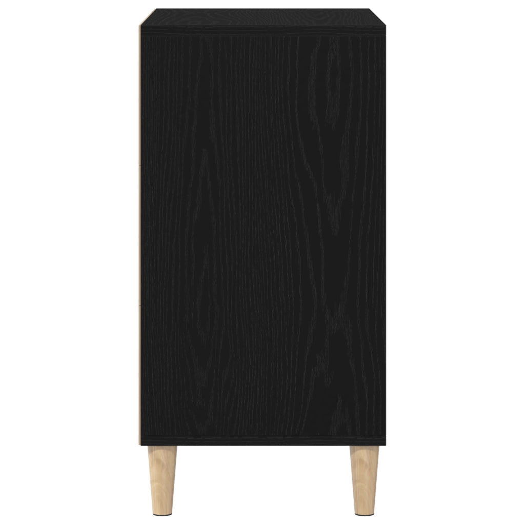 Sideboard  in Rovere Nero 57x35x70 cm in Legno ingegnerizzato