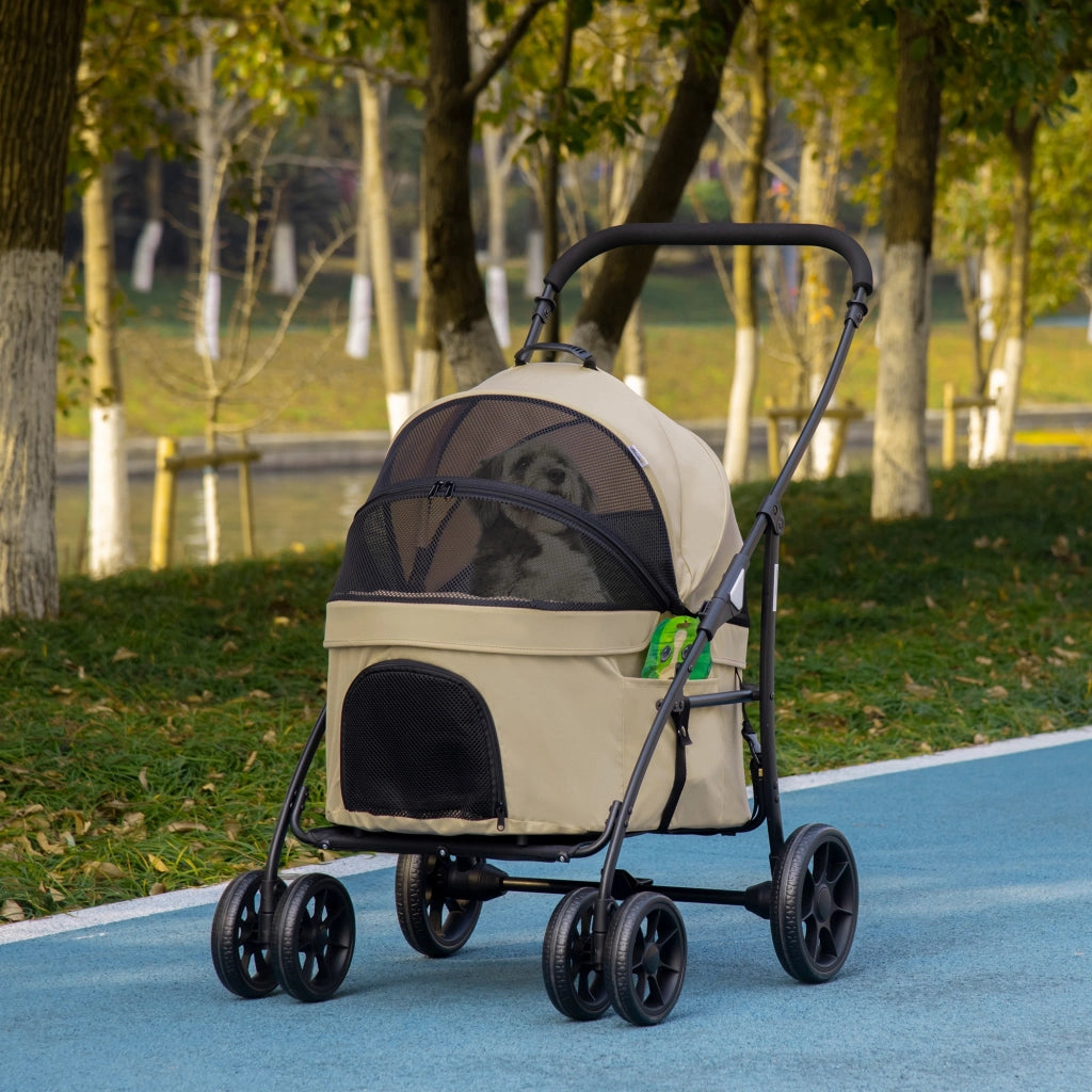 Carrello per Cani Pieghevole ¨C zephmum ¨C Caqui