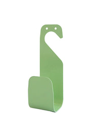Avvolgitubo Sagomato 8x8,5x24 cm da Rubinetto o Muro Agrati in Acciaio Verniciato Verde