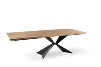 Tavolo Allungabile 200/300x100x76 cm in Rovere Impiallacciato Stark Naturale