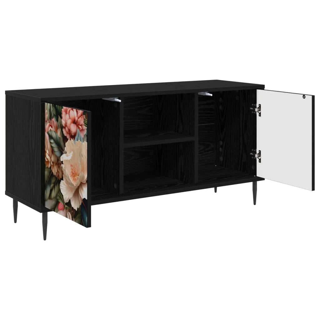Mobile TV BORNE 102 x 33 x 51 cm Rovere Nero 8007056