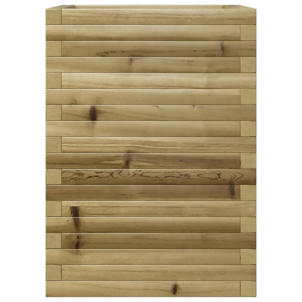 Fioriera da Giardino 50x50x68,5 cm in Legno di Pino Impregnato