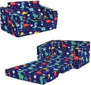 Bancopieghevole 2-in-1 - Sedia per bambini - Divano per bambini - Comfortevole - Respira bene - Pelle morbida - Divano per bambini