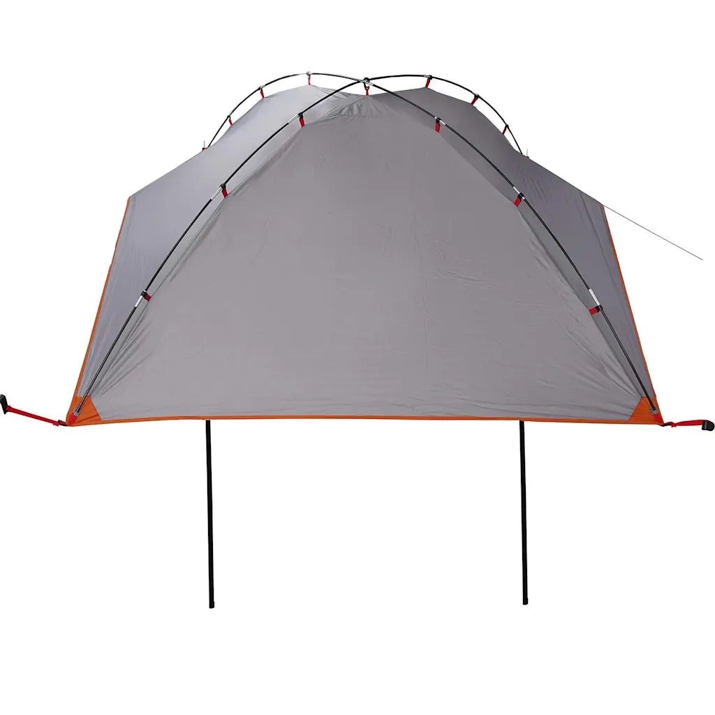Tenda da Campeggio per Auto-Tenda per Escursionismo Grigio e Arancione Impermeabile 715776