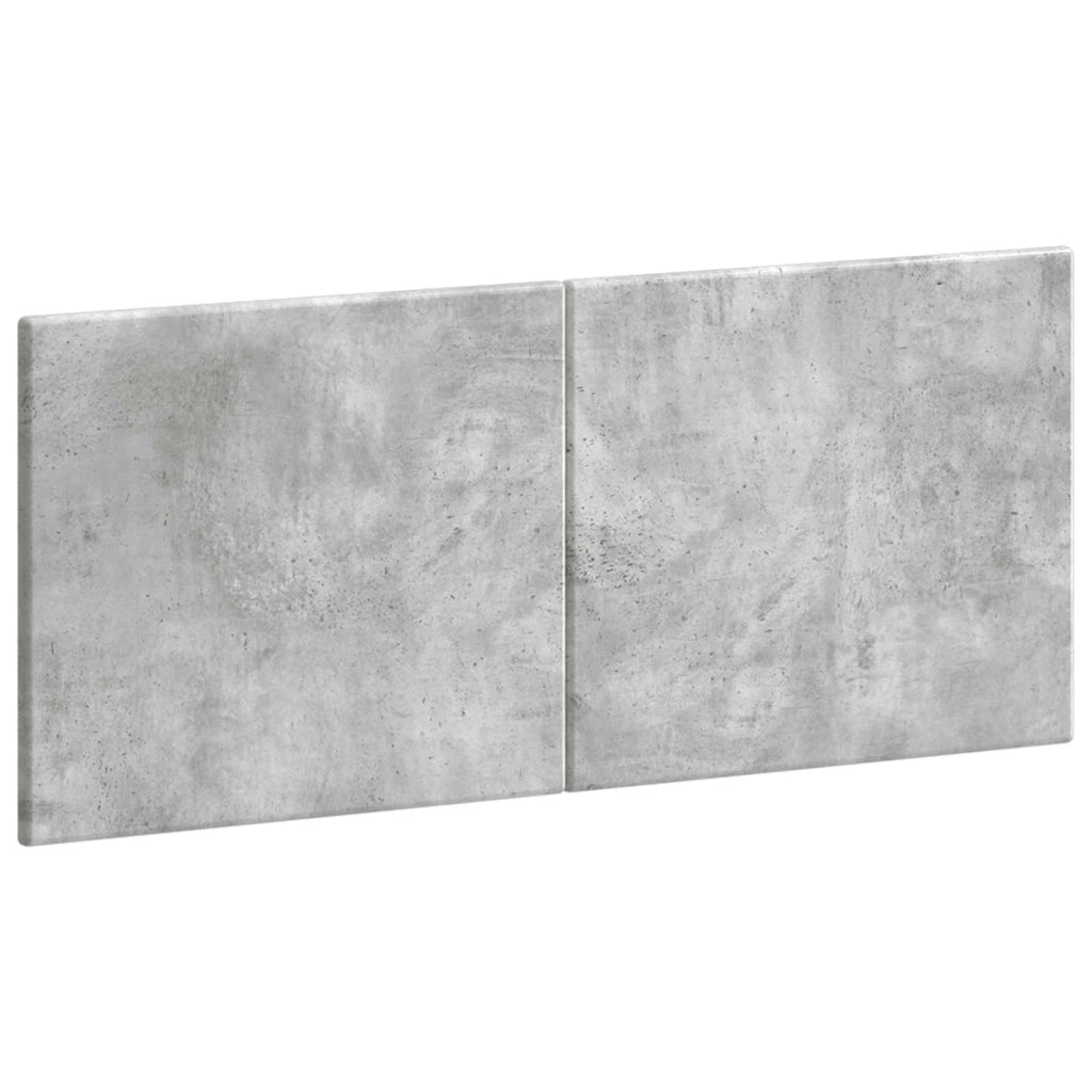 Testiera da Muro BREDA Grigio Cemento Legno ingegnerizzato 897628