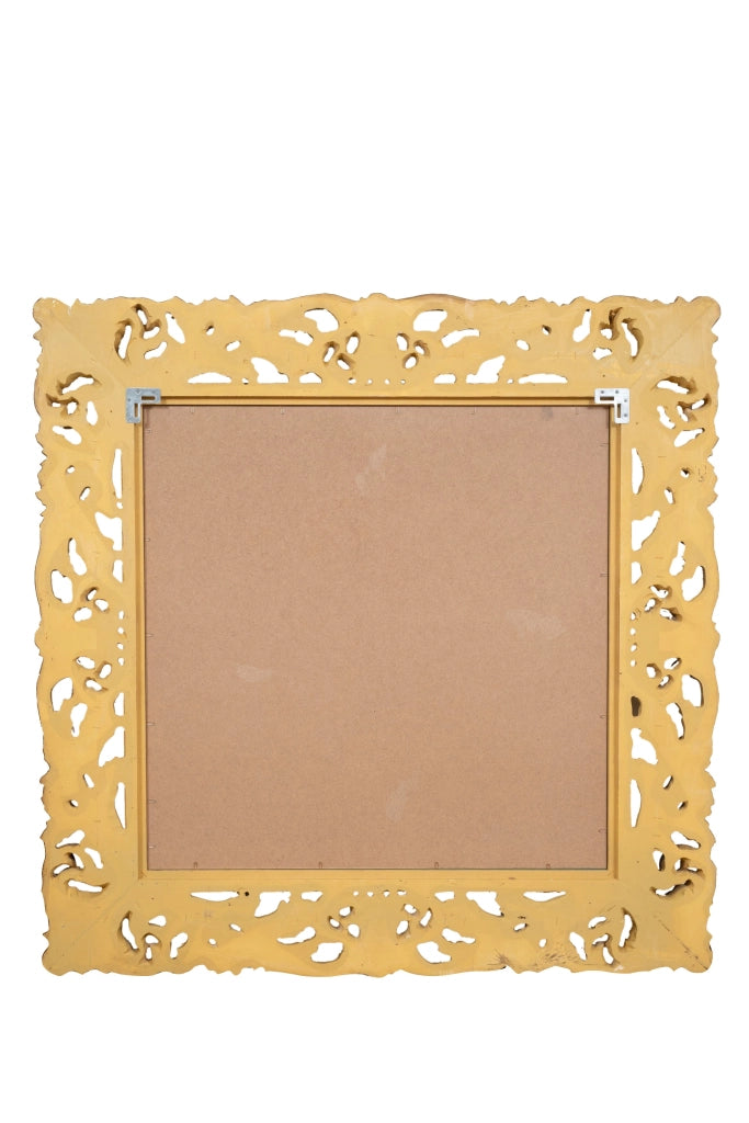 Biscottini SPECCHIERA DA PARETE IN LEGNO FINITURA FOGLIA ORO ANTICATO MADE IN ITALY