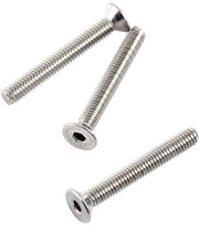 Viti a sezione hex M2.5 in acciaio inossidabile A2, resistenti alla corrosione, con filo a sezione quadrata.