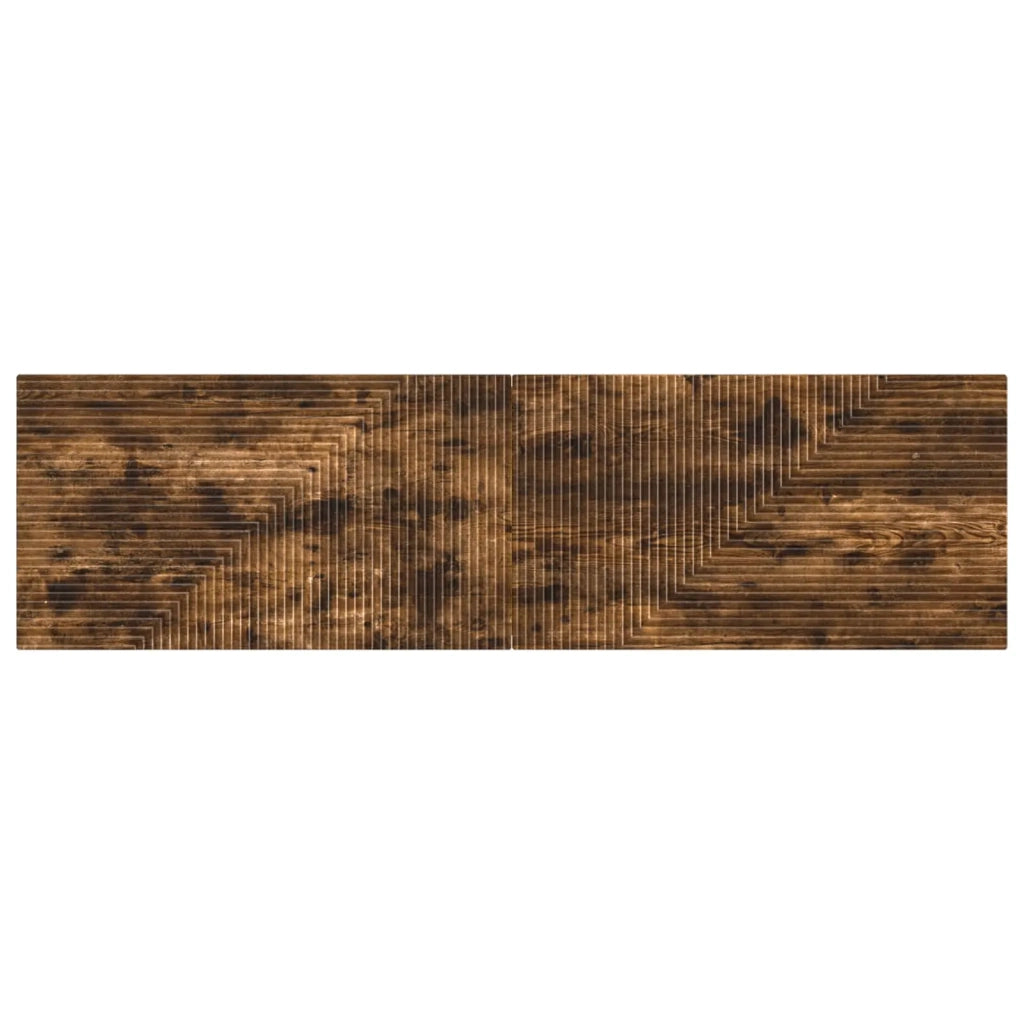 Testiera da Muro HAARLEM Rovere Fumo Legno ingegnerizzato 896940