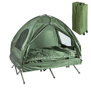 SoBuy® Brandina da Campeggio Pieghevole, Tenda da Campeggio,con Borsa e Materasso ad Aria, OGS32-GR,IT
