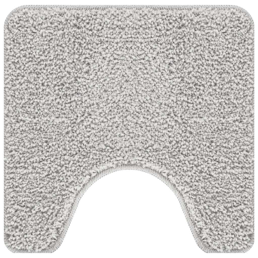 Tappetino da bagno U-Shaped Grigio 50x50 cm in Polipropilene Antiscivolo