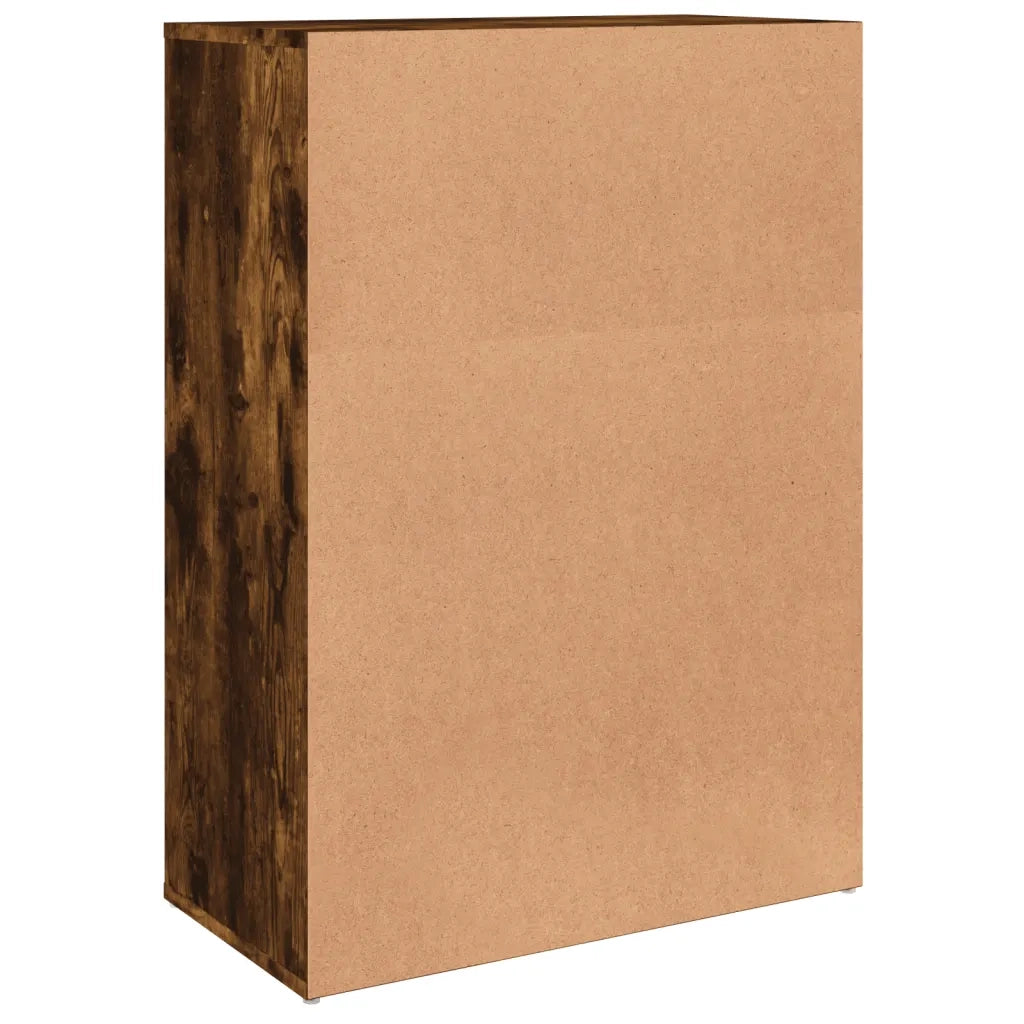 Credenza Rovere Fumo 60x31x84 cm in Legno Multistrato 840503
